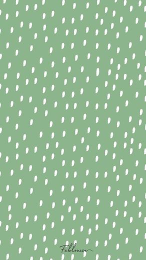 green print with dots 