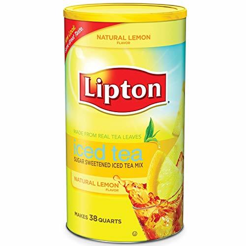 Social Lipton Lemon Flavor Sugar Sweetened Iced Tea Mix 38 Quarts