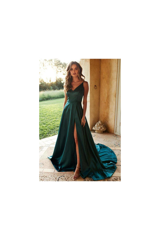 Products Green long dress