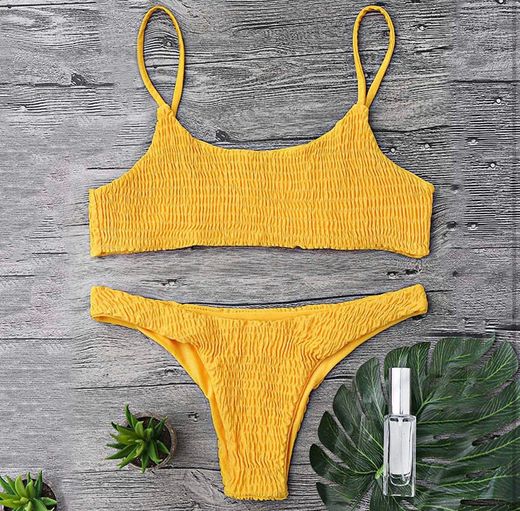 Bikini Yellow Zaful