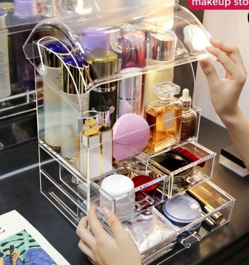 
Transparent Makeup Cosmetics Jewelry Organizer Acrylic 