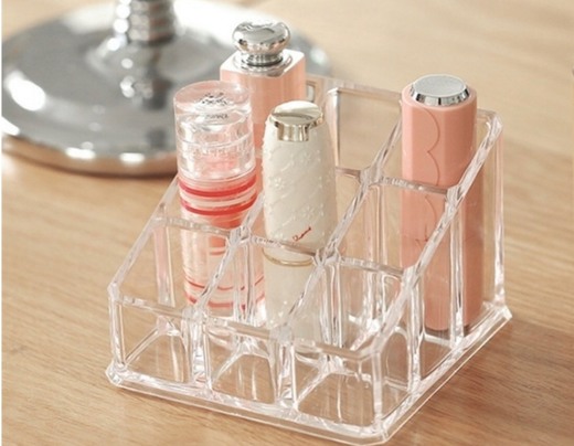 
Women Transparent Acrylic Cosmetics Storage Lipstick