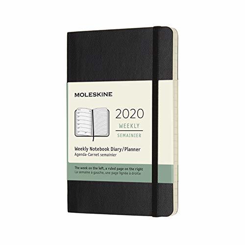 Producto Agenda 2020 Semainier Poche Noir Souple