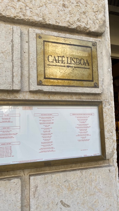Restaurantes Café Lisboa