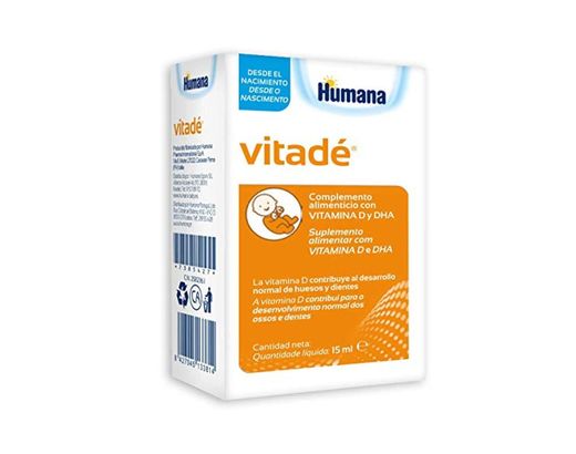 Vitadé - Suplemento Alimenticio con Vitamina D y DHA