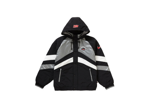 Supreme Nike Hooded Sport Jacket Silver