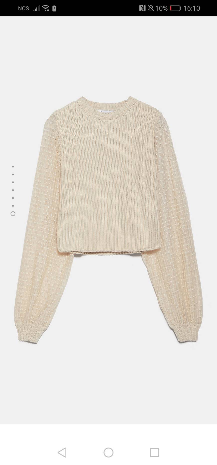 Fashion Sweater Combinada de Malha