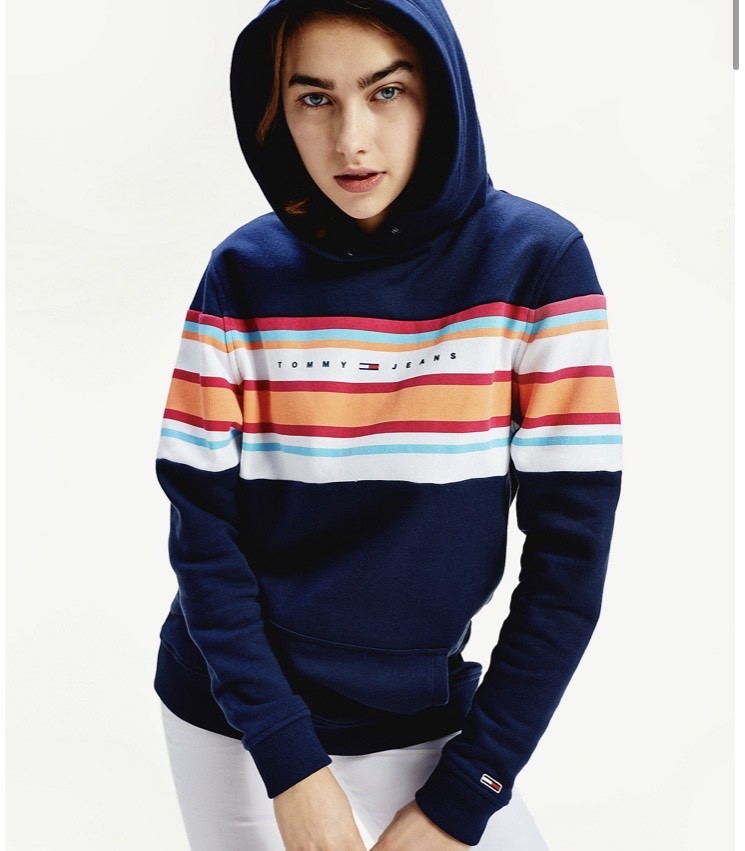 Producto COLOUR-BLOCKED LOGO RELAXED FIT HOODY