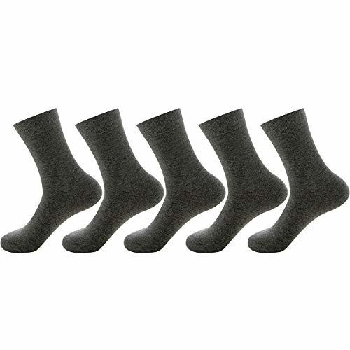 levliong Casual Men'S Business Socks For Men Cotton Brand Crew Autumn Winter