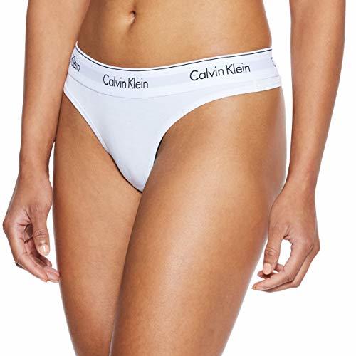 Social Calvin Klein Damen String MODERN - THONG, Einfarbig, Gr. 36