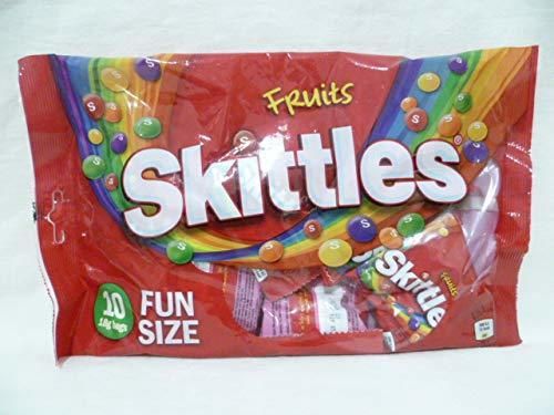 SKITTLES CHEWY FRUIT FLAVOUR CANDIES IN CRISP SUGAR SHELL FUN SIZE PACK