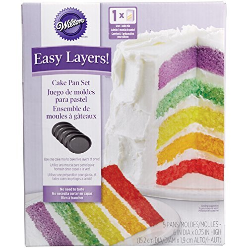 Elemento de la categoría hogar Wilton 2105-0112 - Set 5 moldes capas para Layer Cakes