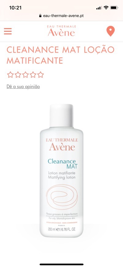 Fashion Avene loção matificante 