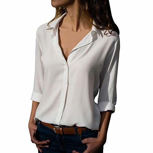 Overdose Blusa para Mujer OtoñO Primavera Nueva Mejor Venta De Moda Casual