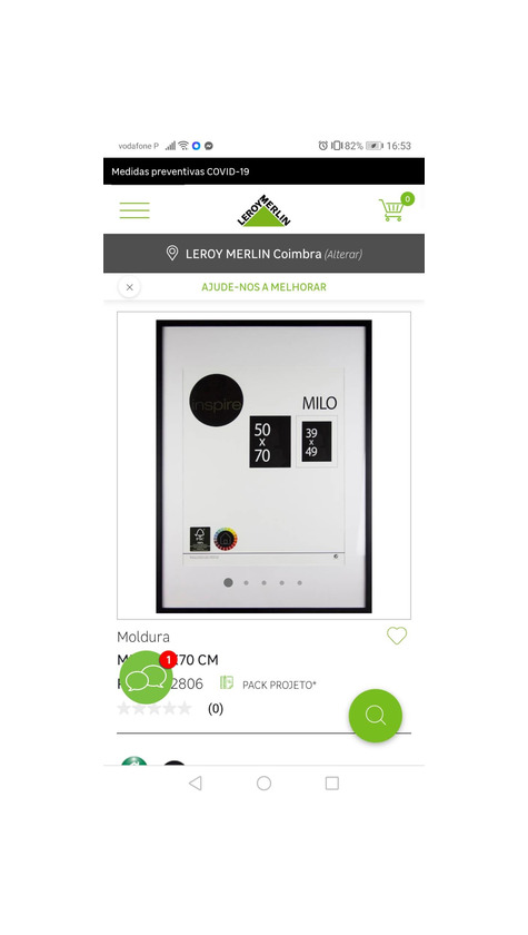 Social Moldura 50x70