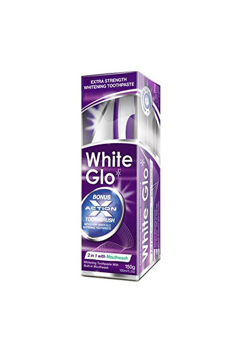 Beauty White Glo 2In1 Whitening Toothpaste With Mouthwash