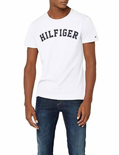 Tommy Hilfiger SS tee Logo Camiseta, Blanco