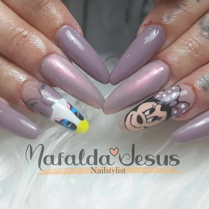 Moda Nail Art • Minnie & Margarida 