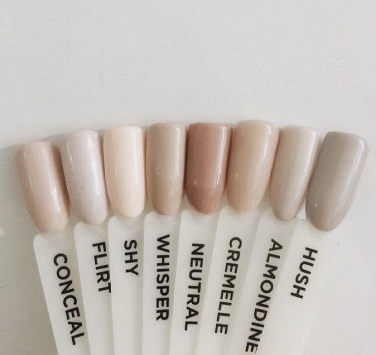 Moda Paleta de cores nudes 