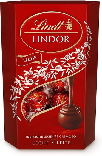 Lindt Lindor Bombones de Chocolate con Leche - Aprox. 16 bombones