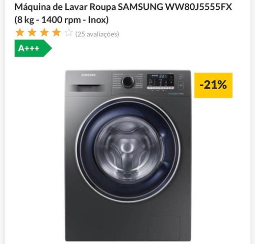Máquina de lavar roupa Samsung