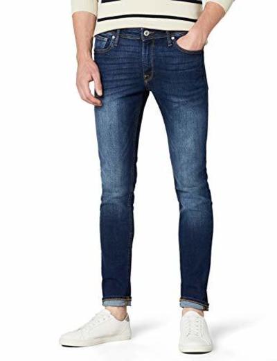 JACK & JONES Jjiliam Jjoriginal Am 014 Lid Noos, Jeans Hombre, Azul