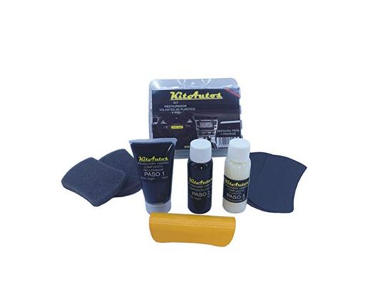 KITAUTOS kivp Kit Restaurador Volantes De Piel Y Plastico Color Negro