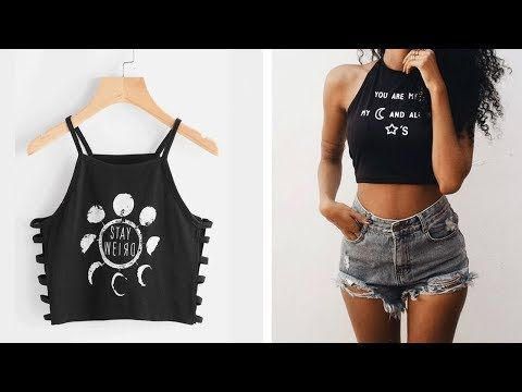 Fashion Como customizar tu ropa: 2 Ideas Muy Faciles! - YouTube