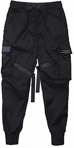 Product Hombre Pantalones Militares Lazos Harén Pantalón de Chándal Harajuku Pantalones Deportivos Hip