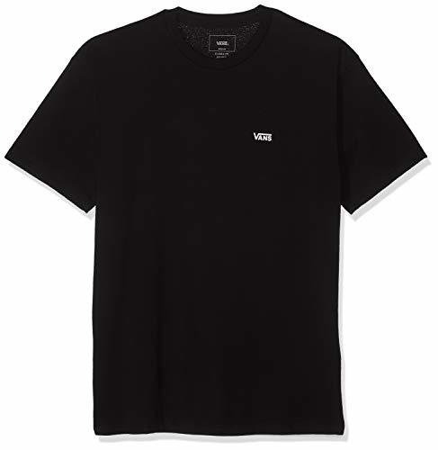 Moda Vans Herren Left Chest Logo Tee T-Shirt, Schwarz