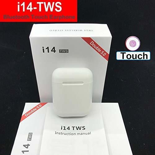 Auriculares inalámbricos con Control táctil i14 TWS inalámbricos Bluetooth 5.0 3D Super