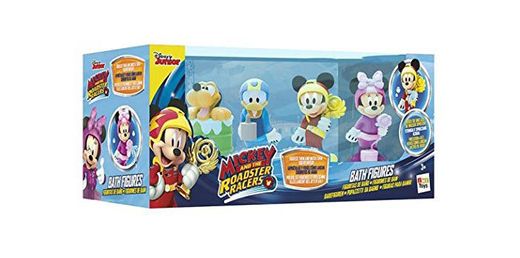 IMC Toys- Mickey Mouse Pack 4 Figuras baño Miniatura, Multicolor, 30 x
