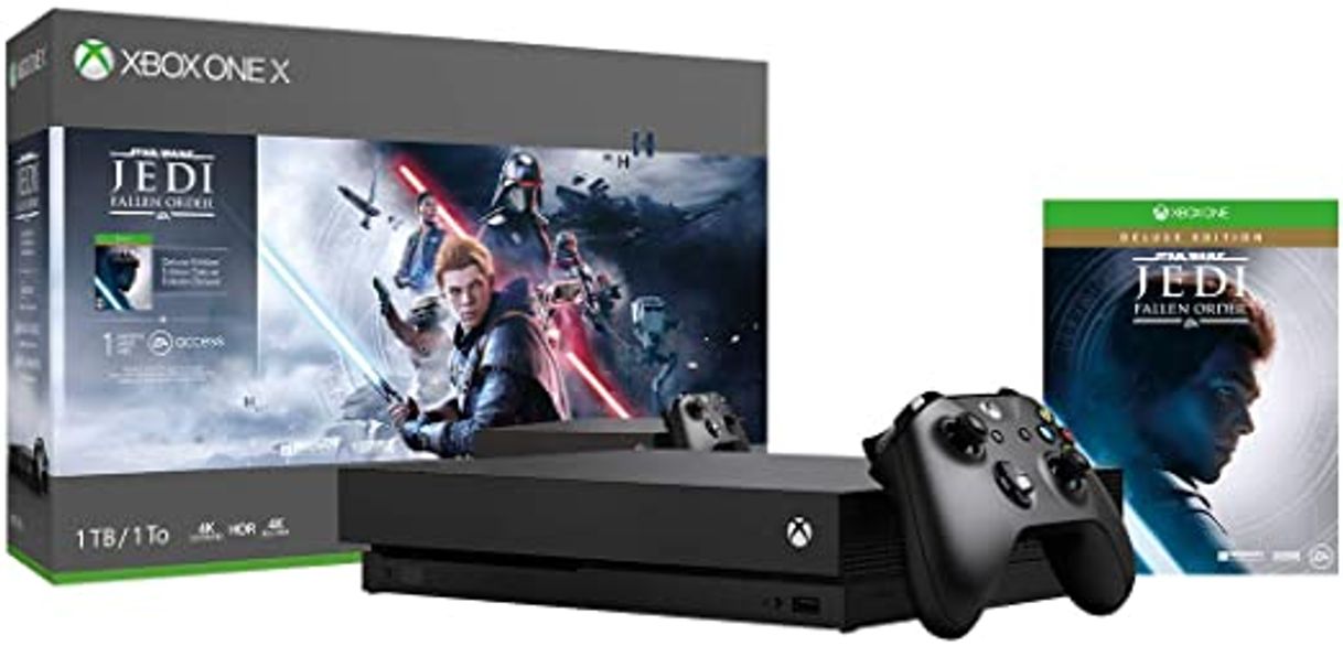 Fashion Consola Xbox One X Star Wars Jedi: Fallen Order (1 TB - Preto ...