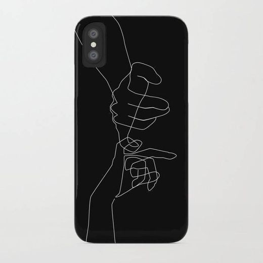 Black Pinky Swear iPhone Case 