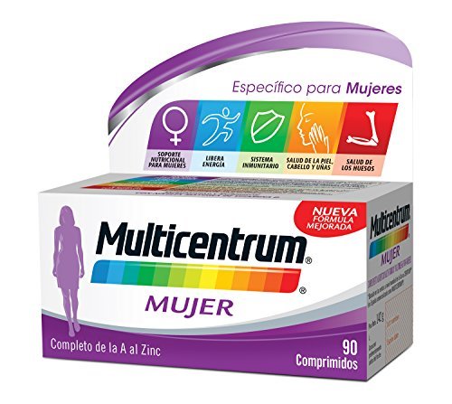 Social Multicentrum Mujer Complemento Alimenticio con 13 Vitaminas y 11 Minerales