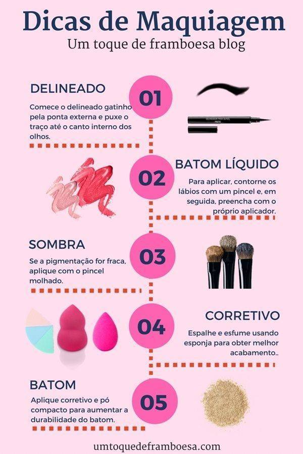 Fashion Dicas de maquilhagem