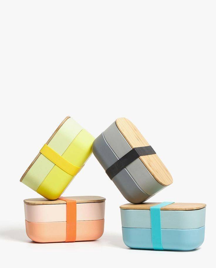 Fashion Caixas para transportar comida da zara home, ecológicas 