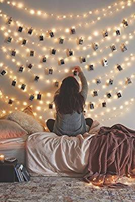 Social Led Light String to hang photos on