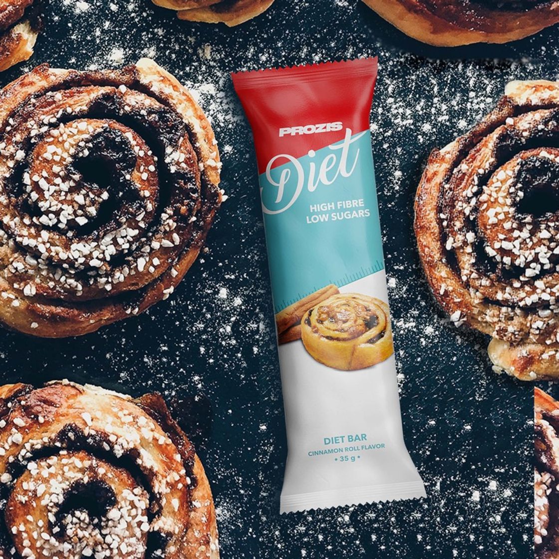 Productos Diet Bar 35 g - Cinnamon roll