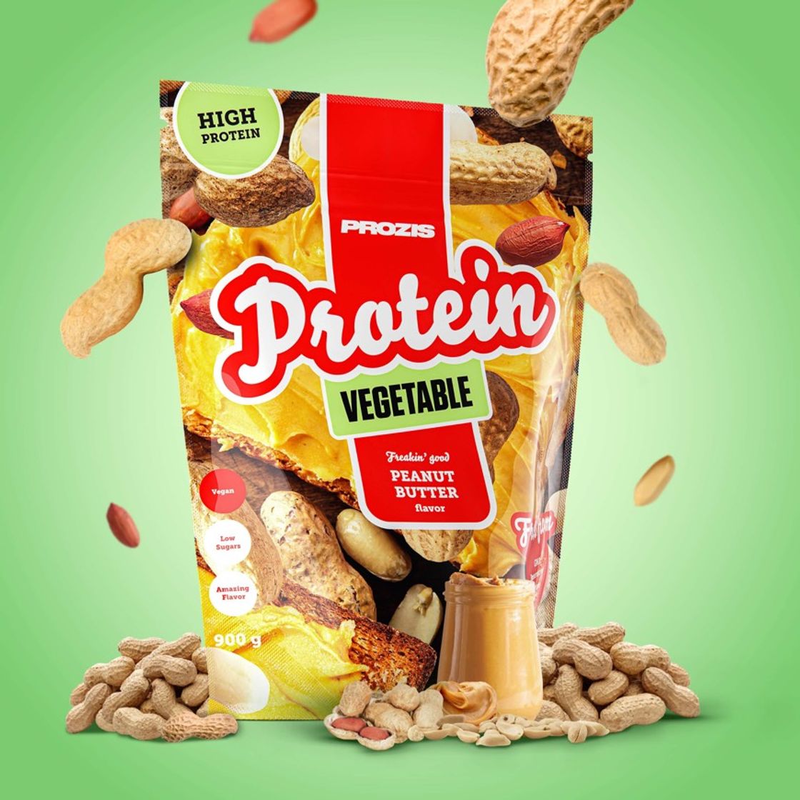 Producto Prozis – proteína vegetal freakin’good