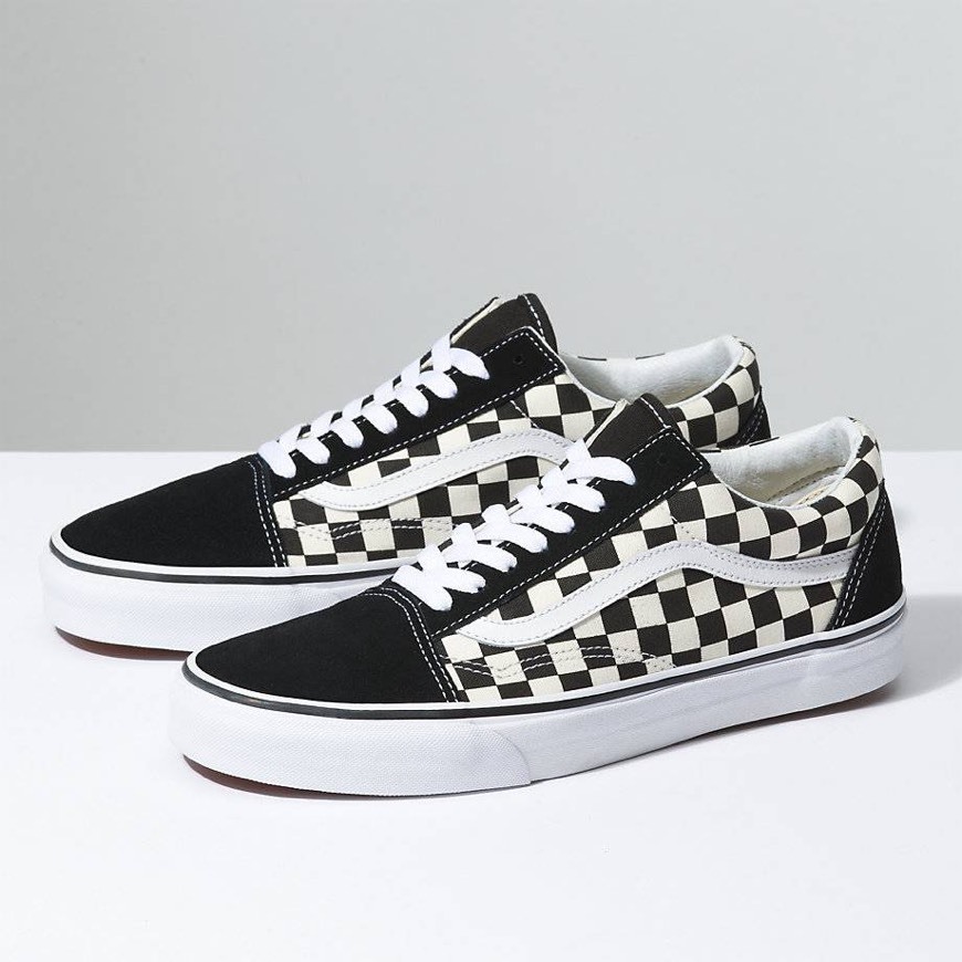 Moda Vans old skool xadrez