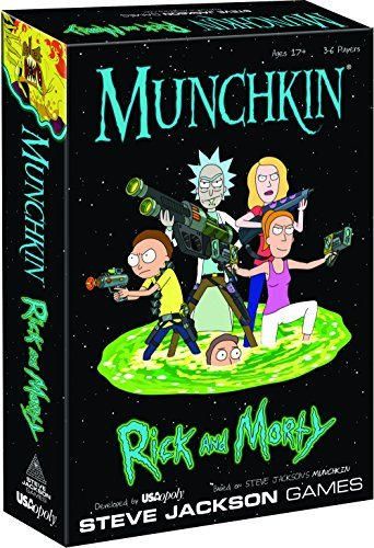 USAopoly- Munchkin: Rick y Morty, Colores Variados, Talla única