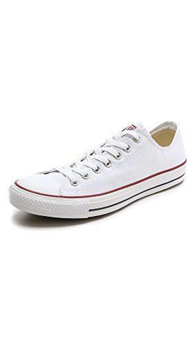 Converse Chuck Taylor All Star Ox, Zapatillas de Lona, Unisex, Blanco