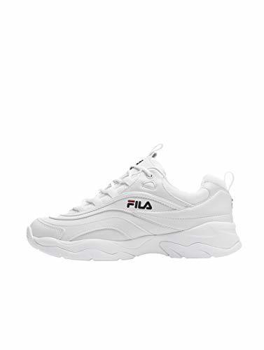Place Fila Ray Low, Zapatillas para Hombre, Blanco