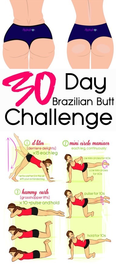 Moda Brazilian butt challenge