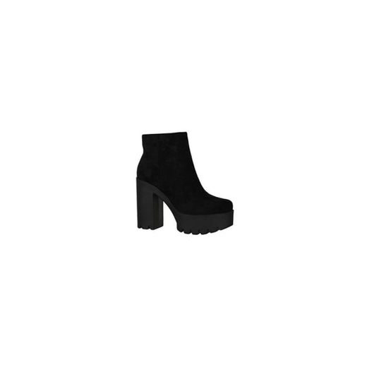 Elara Botines de Mujer Chelsea Boots Chunkyrayan HQ115 Black