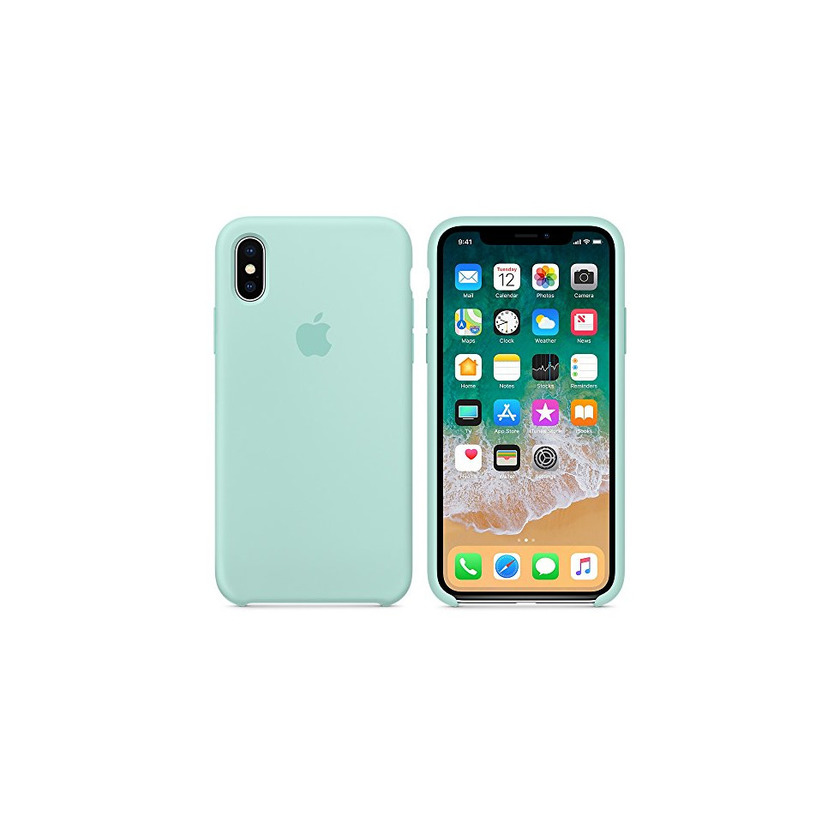 Electrónica El último Verano Funda iPhone X, Slim Líquido de Silicona Gel Carcasa