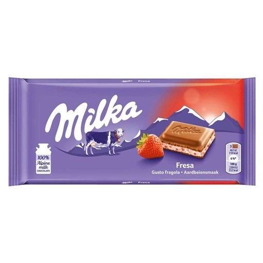 Fashion Chocolate Milka Morango