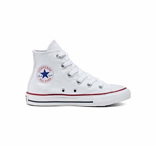 Fitness Converse Chuck Taylor All Star Core High, Zapatillas Altas Unisex Niños, Blanco