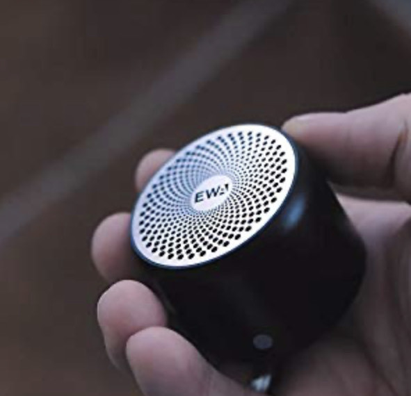 Electrónica con Estuche de Transporte, EWA Mini Altavoz portátil Bluetooth Ducha Inalámbrico Extra